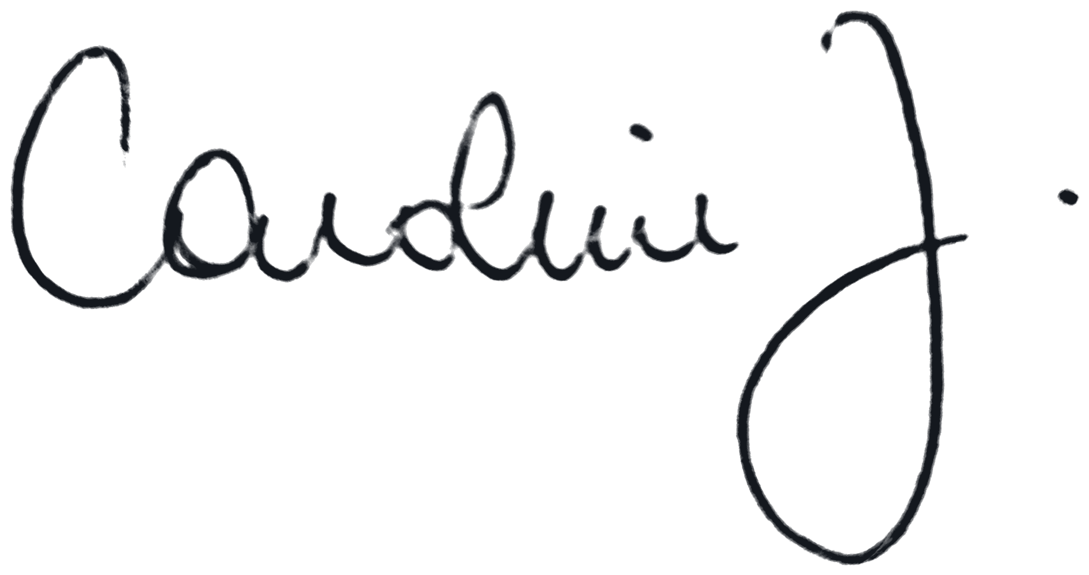 Signature de Caroline